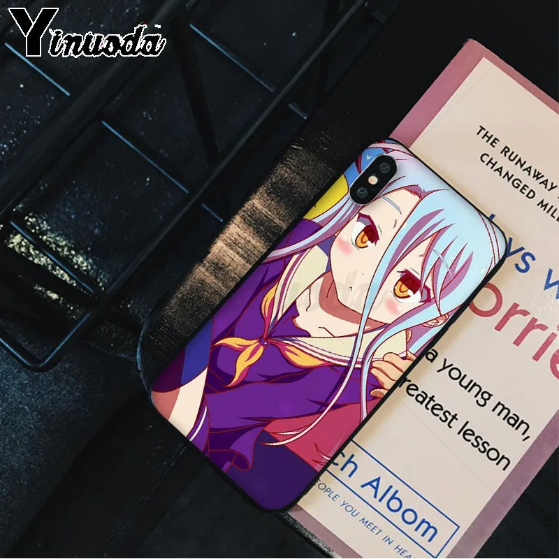 Yinuoda No Game Life черный мягкий резиновый чехол для телефона из ТПУ Apple iPhone 8 7 6 6S Plus X XS MAX