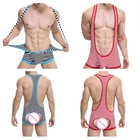 Мужские стринги в полоску на подтяжках, сексуальное нижнее белье, горячая борьба, майка, боди, стринги, цвета (красныйчерный),SMLXL