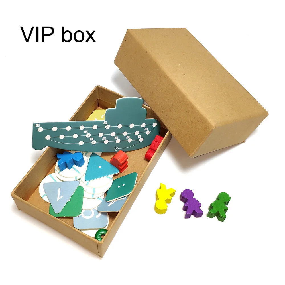 2019 настольная игра Приключения глубоководного океана английские испанские