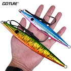 Приманка для ловли окуня Goture, металлическая приманка из свинца, 80 г, 100 г, 150 г, 200 г, жесткая искусственная приманка Г