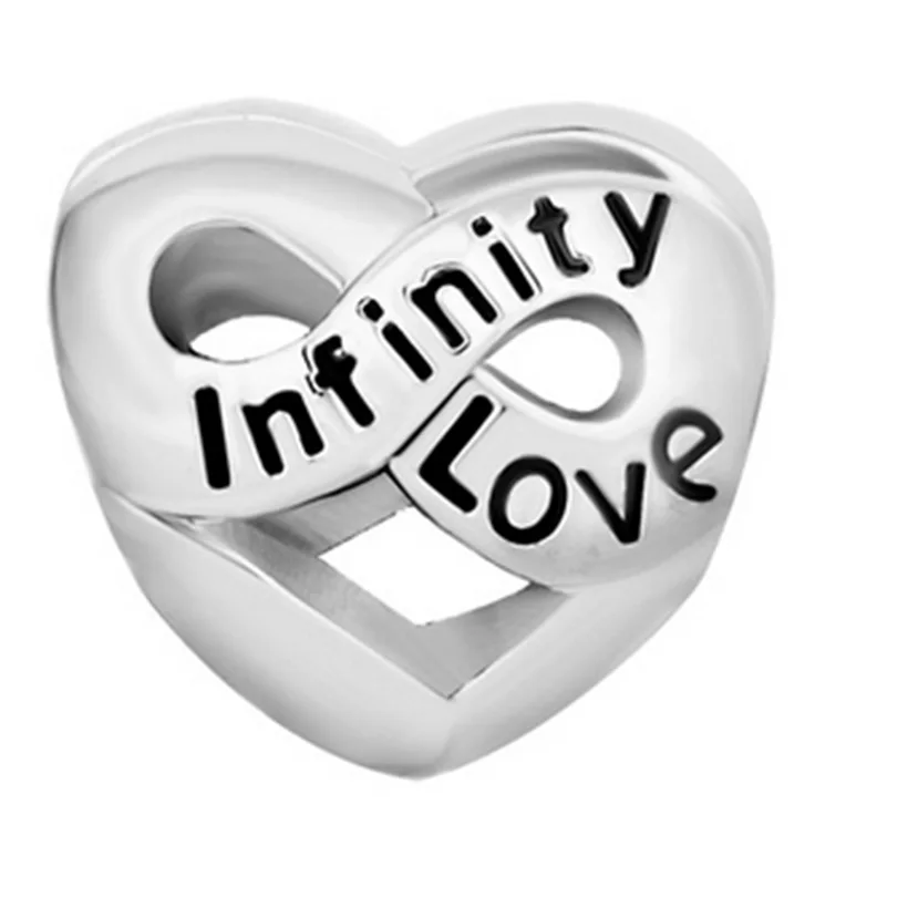 Новинка 2016 сердце с бесконечностью любовь розовыми кристаллами для бусин