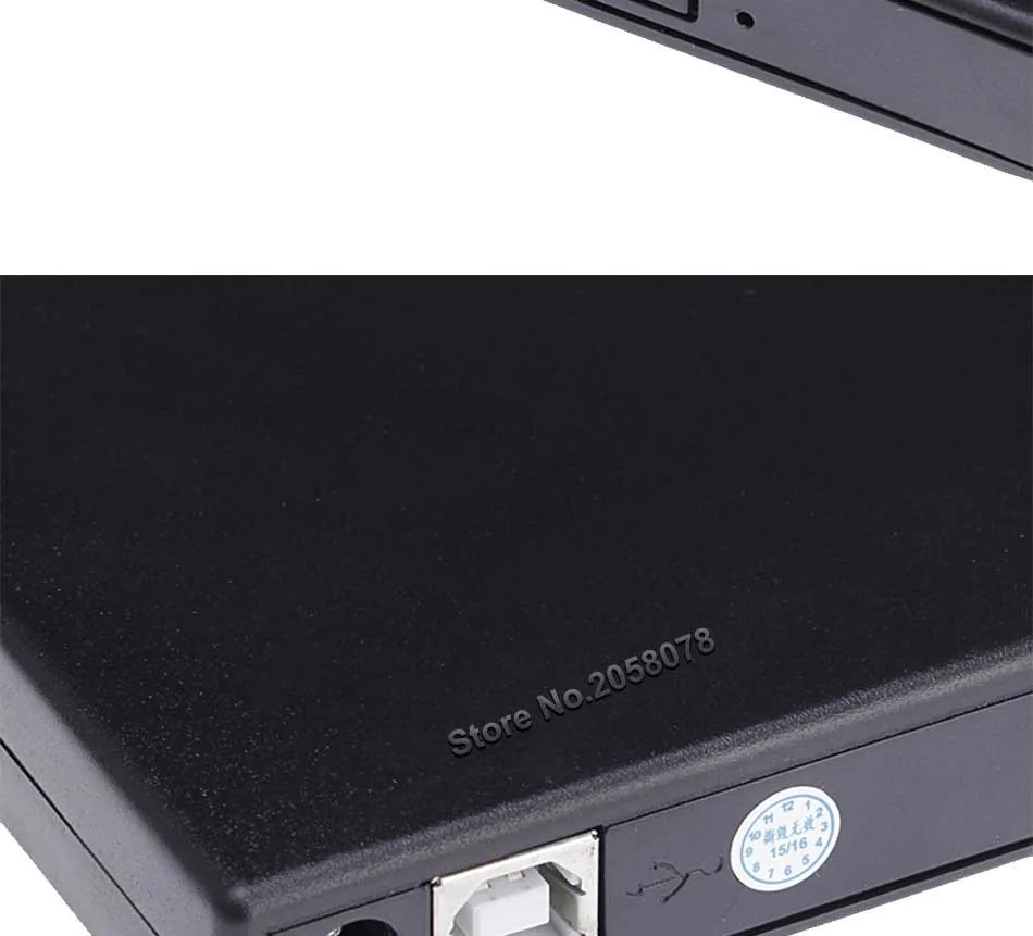 Портативный внешний тонкий USB 2,0 DVD-RW/CD-RW горелки рекордер IDE чип оптический привод CD DVD rom комбо писатель для портативных ПК