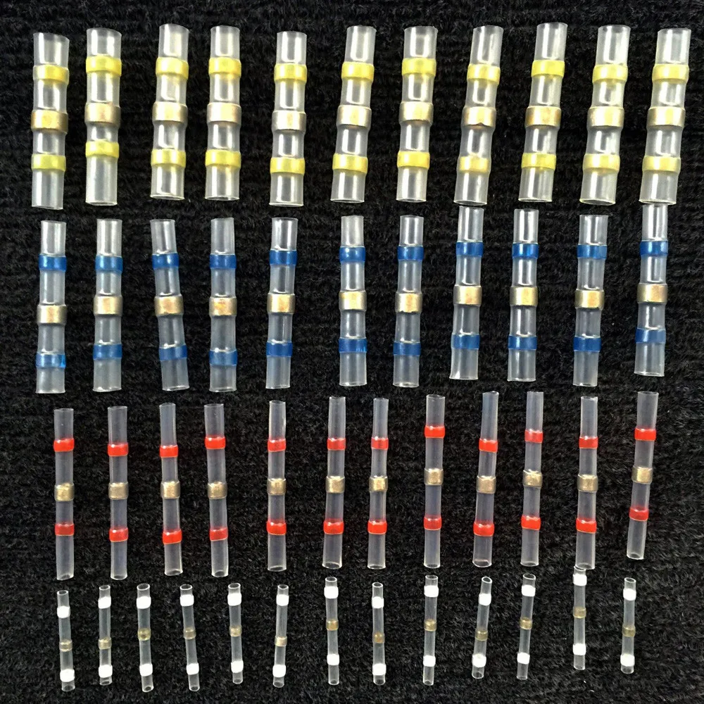 CARPRIE 50 шт. водонепроницаемое паяльное уплотнение термоусадочные стыковые