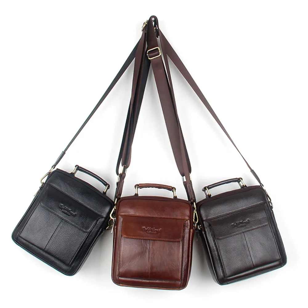 2018 горячая распродажа мужские сумки натуральная кожа Сумки известный бренд