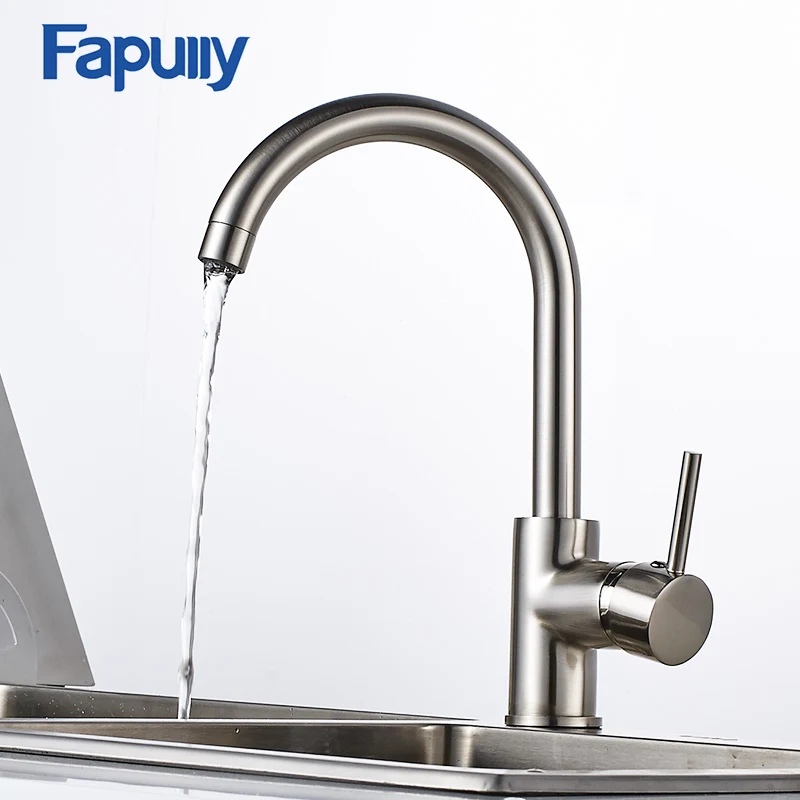Смеситель для кухонной мойки Fapully смеситель с поворотом на 360 градусов раковины