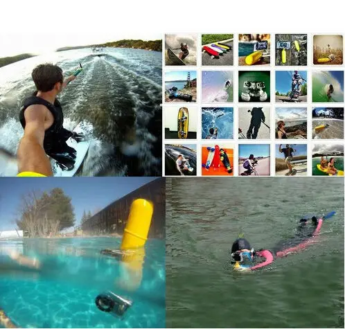 Ручка-поплавок с Bluetooth Контролируемая ручным моноподом для Gopro аксессуары для Gopro HERO 4 3 3 2 1 SJCAM SJ4000 экшн-камеры Xiaoyi Камера спортивный мини DV