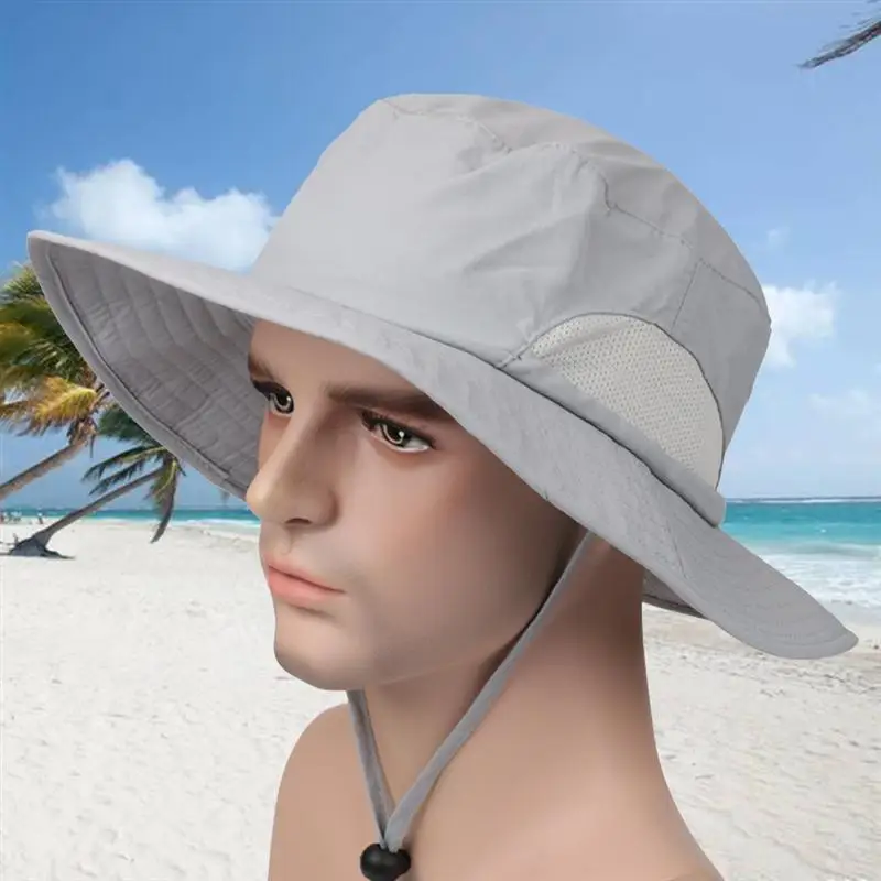 Outdoor Sun Hat with Wide Brim Quick Dry Protection Fishing Hiking Hunting Cap UV | Спорт и развлечения