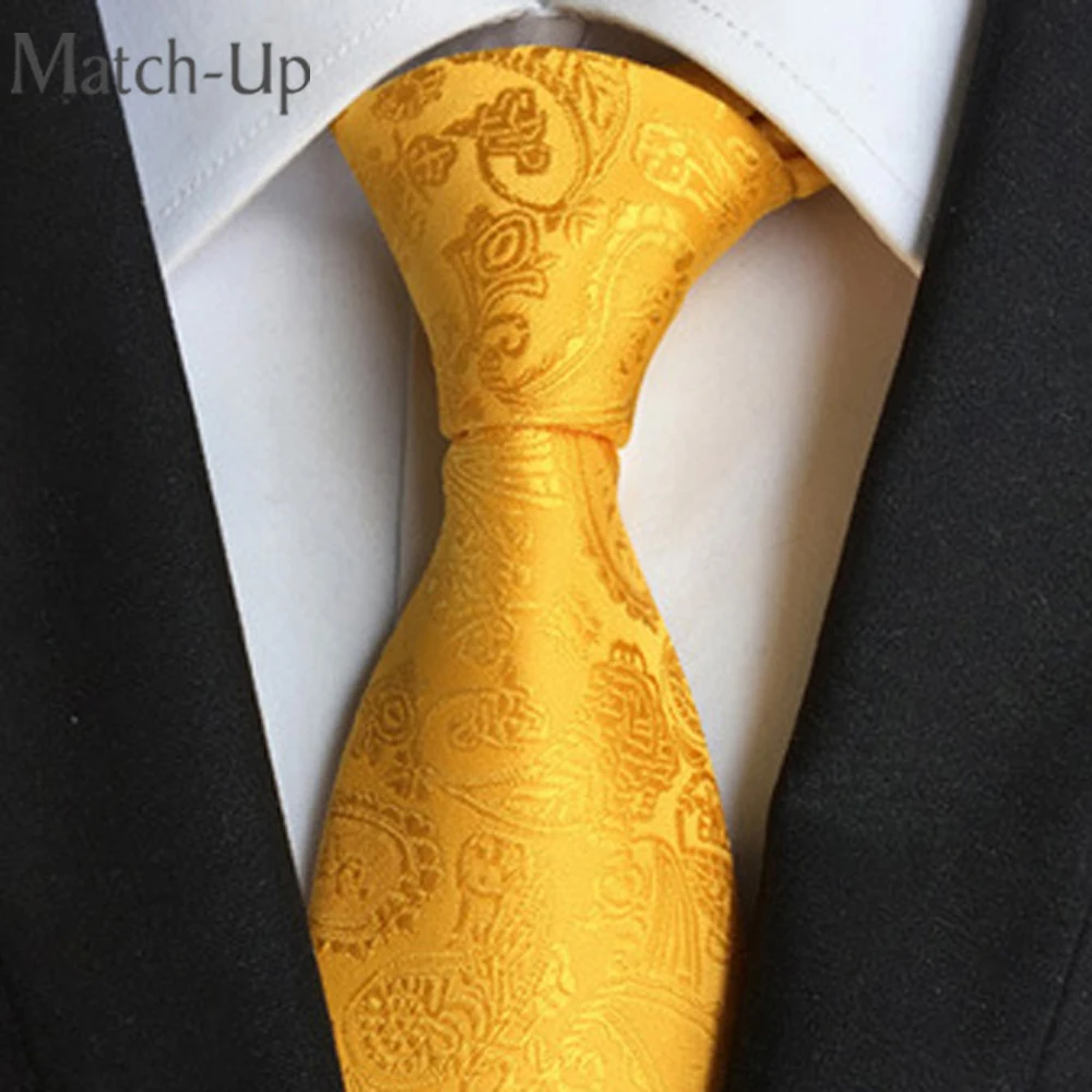 Новинка 2016 классический мужской галстук из полиэстера с узором пейсли в виде