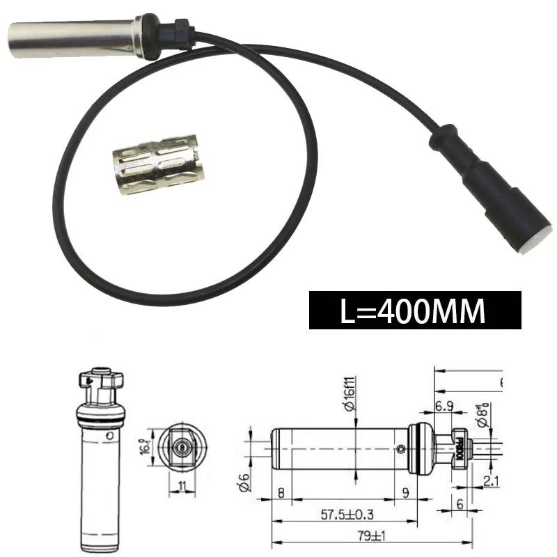 Колесо Скорость ABS Сенсор для Meritor WABCO 4410329050 4410329632 4410324430 4410329682 подходит для RENAULT MAN DAF BENZ MB Запчасти для грузовикаvolvo SCANIA