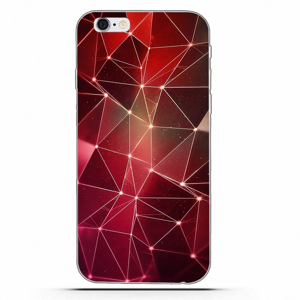 Wexoeq Красная деревянная Алмазная мягкая защита экрана для Apple iPhone 4 4S 5 5C 5S SE 6 6S 7 8 Plus