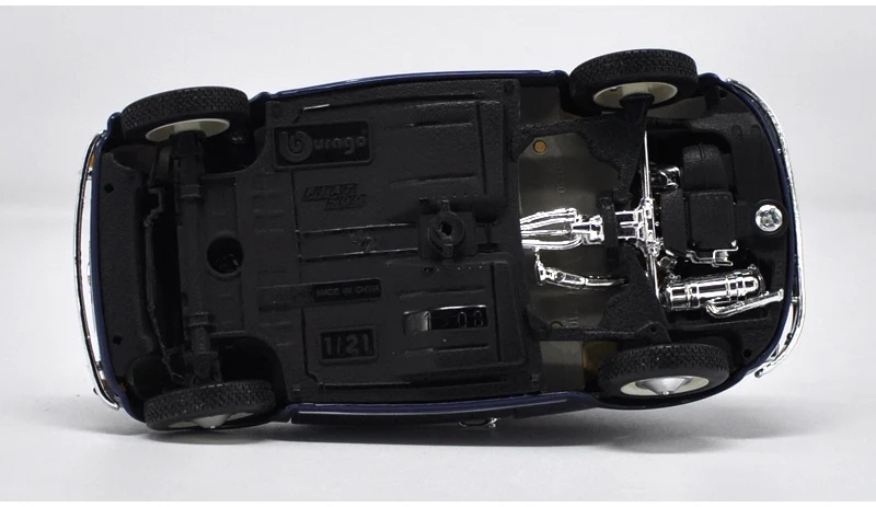 Оригинальная фабричная 1:24 FIAT 500 ABARTH 500 игрушечная машинка из сплава, игрушки для детей, литая модель автомобиля, подарок на день рождения
