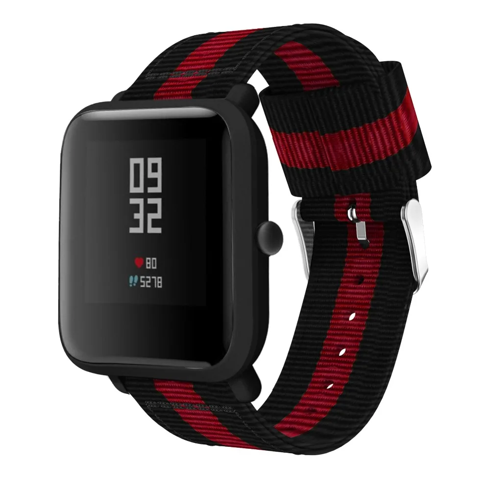Нейлоновый ремешок ZENHEO для Xiaomi Huami Amazfit Bip BIT PACE Lite Youth Smart Watch Band для Huami Amazfit Youth Bracelet ремешок