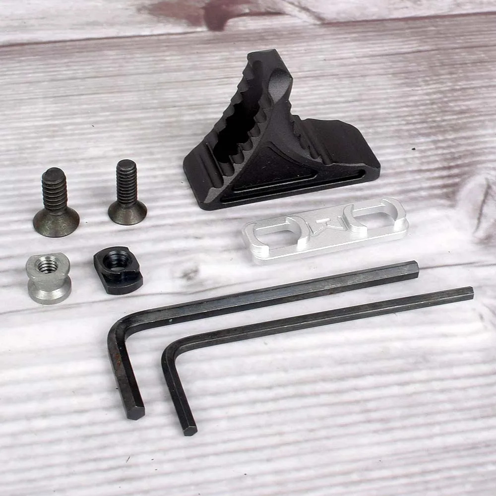 Охотничий Keymod/M-LOK ручной стоп баррикад отдых HandStop тактический охотничий стандарт Handguard система Черный