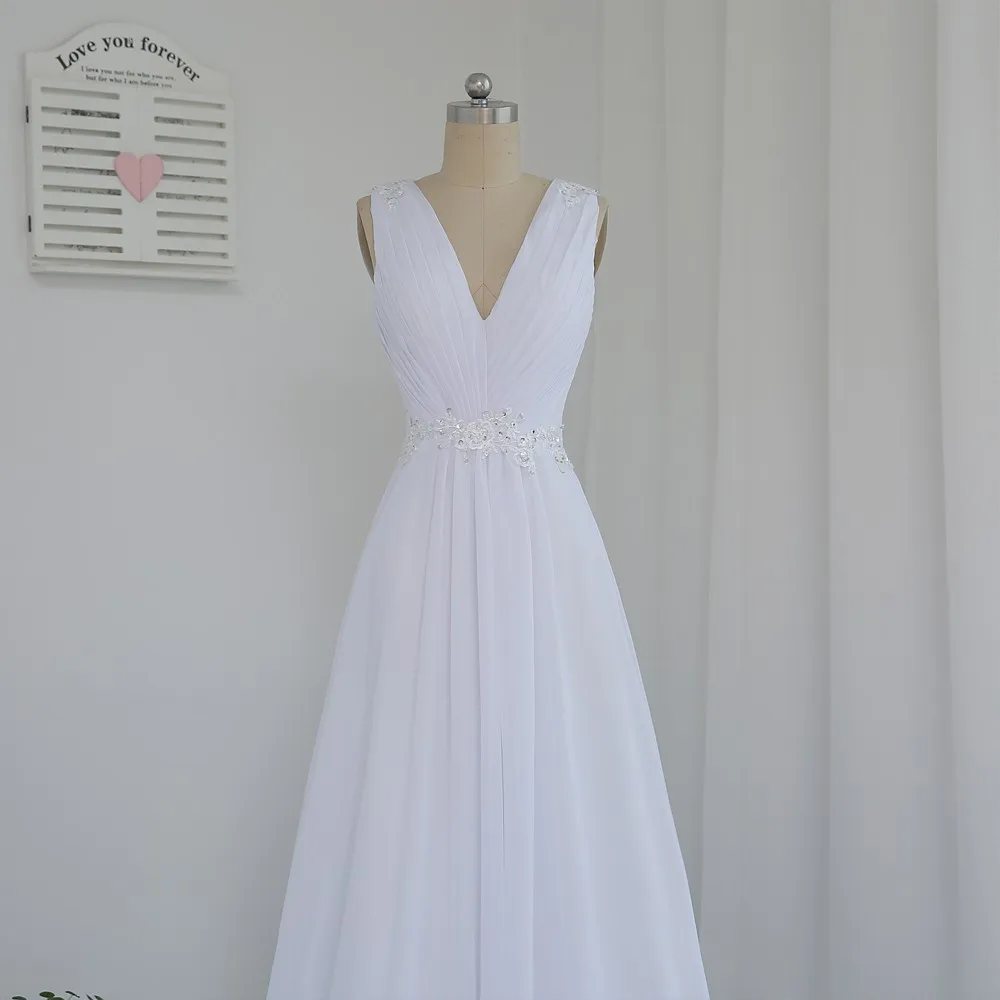 Vestido De Noiva Пляжные Свадебные платья трапециевидной формы Сексуальное нижнее