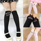 Детские колготки, модные реквизиты для фотографии, милые колготки с мультяшным дизайном, колготки для танцев с котенком и татуировкой, колготки принцессы для девочек с мультяшным рисунком