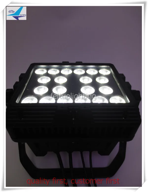 Водонепроницаемая уличная Светодиодная лампа dmx 20x15 Вт rgbwa 5 в 1|Эффект освещения