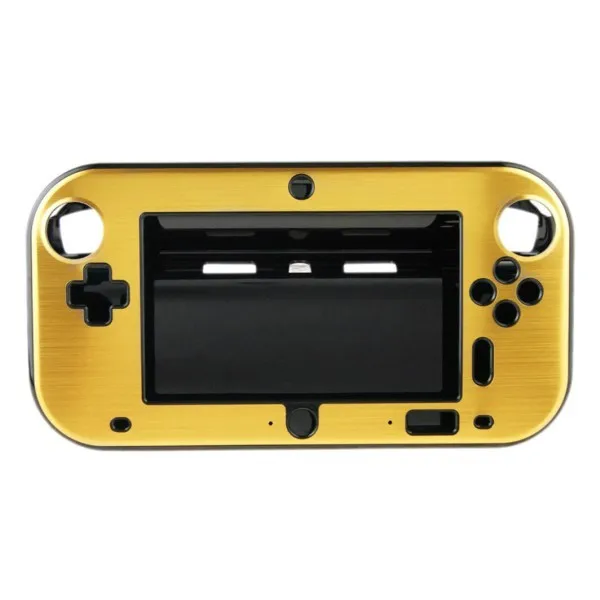Золотой OSTENT анти-шок жесткий алюминиевый металлический корпус чехол для nintendo wii U Gamepad - Цвет: Золотой