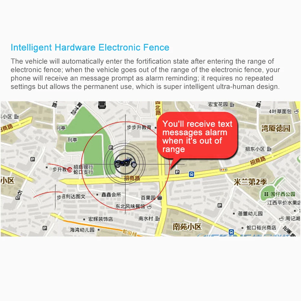 Auto Vehicle Motorcycle Car GPS Tracker Anti-lost Monitor GSM GPRS Real Time Tracking Device LBS Gps Trackers bus truck | Автомобили и