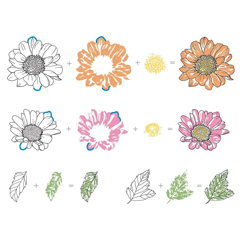 Naifumodo цветок металла резки Скрапбукинг тропические растения штампы и украшения