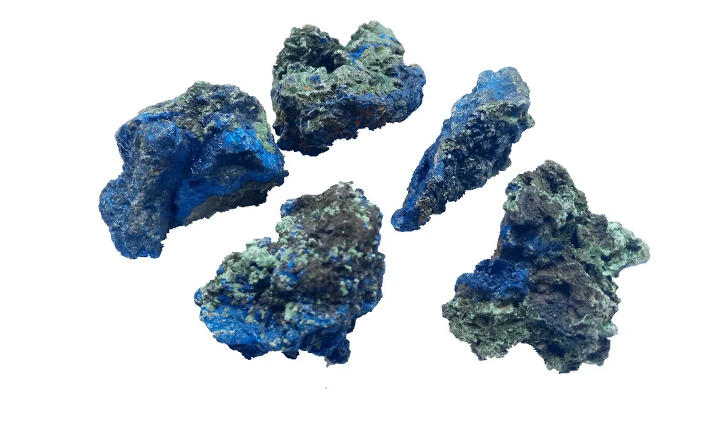 1 фунт (450 г) сырой Азурит малахит натуральный камень для кабирования лапидара