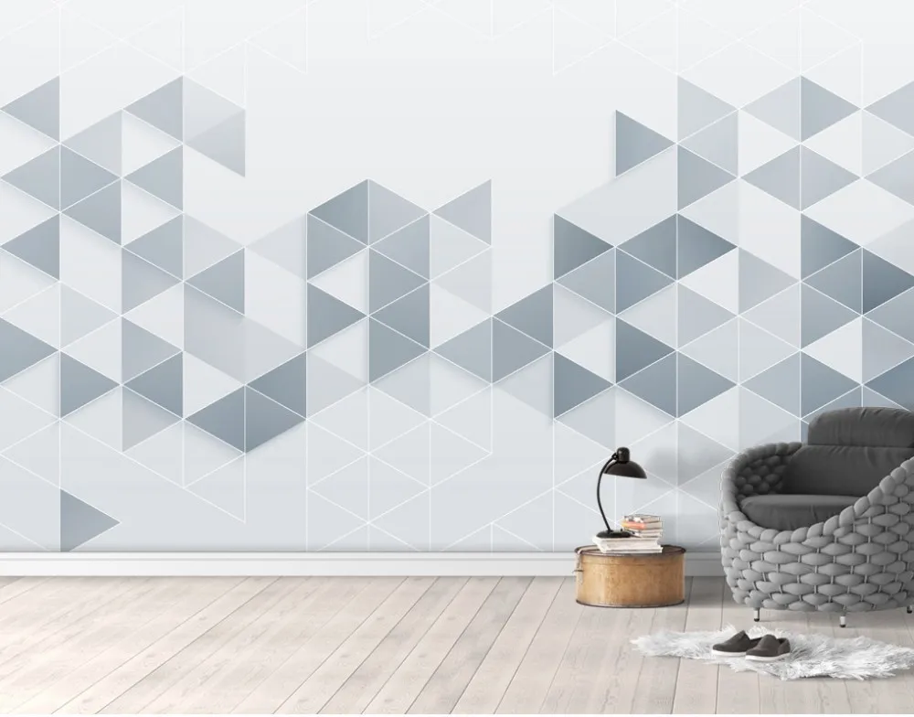 Бесплатная доставка Пользовательские 3D геометрические треугольные сказочные ТВ