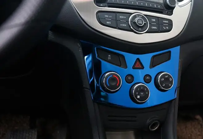 Car Styling Air Conditioning Adjust Switch Panel Cover Trim Sticker Interior Decor Covers For TRAX 2013 2014 2015 | Автомобили и