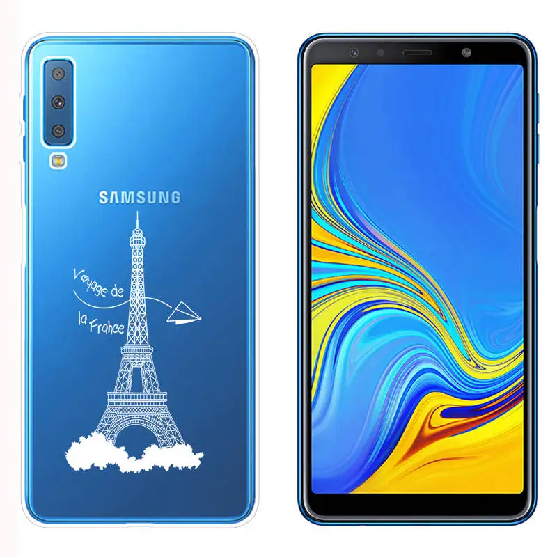 Arvin силиконовые чехлы для Samsung Galaxy A7 2018 мягкий прозрачный ТПУ чехол задней панели