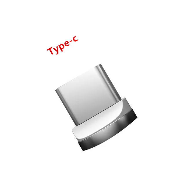 Магнитный Кабель-адаптер для Iphone samsung, магнитный Micro USB разъем type-C, адаптер для зарядки для IPhone, Android, кабели для зарядки - Цвет: Only Type C plug