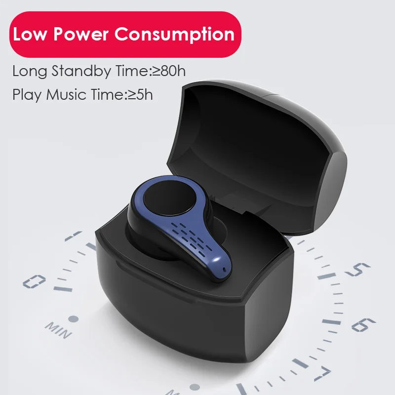 Bluetooth 5 0 наушники одиночные беспроводные вкладыши мини гарнитура для звонков с
