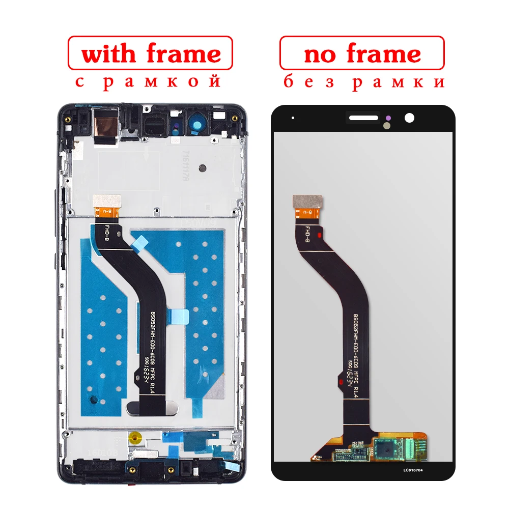 ЖК дисплей для Huawei P9 Lite LCD G9 VNS L21 L22 L23 кодирующий преобразователь сенсорного