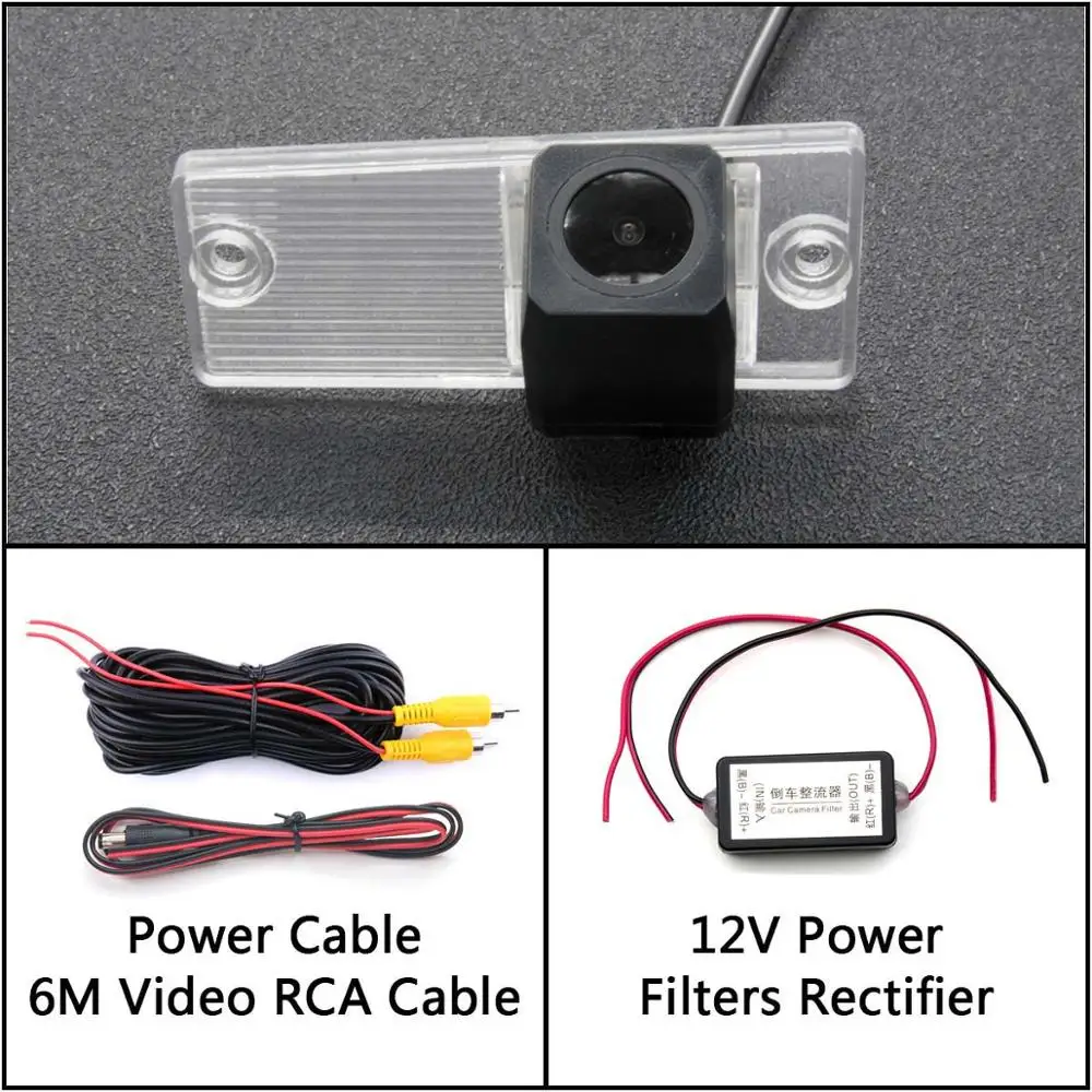 Camera With Filter Full HD камера заднего вида для Kia Cerato RIO 2002 2003 2004 2005 2006 2007 2008 2009 2010 2013-ЖК-монитор для парковки автомобиля - Название цвета: Camera With Filter