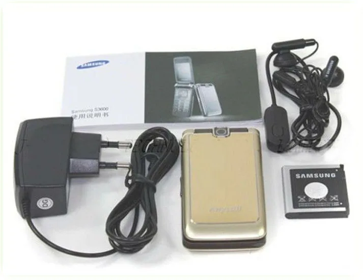 S3600 разблокированный samsung S3600 1.3MP камера GSM 2G русская клавиатура Поддержка флип сотовый телефон