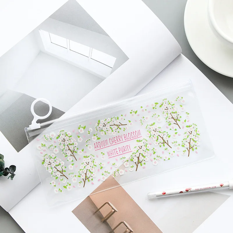 Таинственные маленькие цветы животные ПВХ водонепроницаемые Пеналы