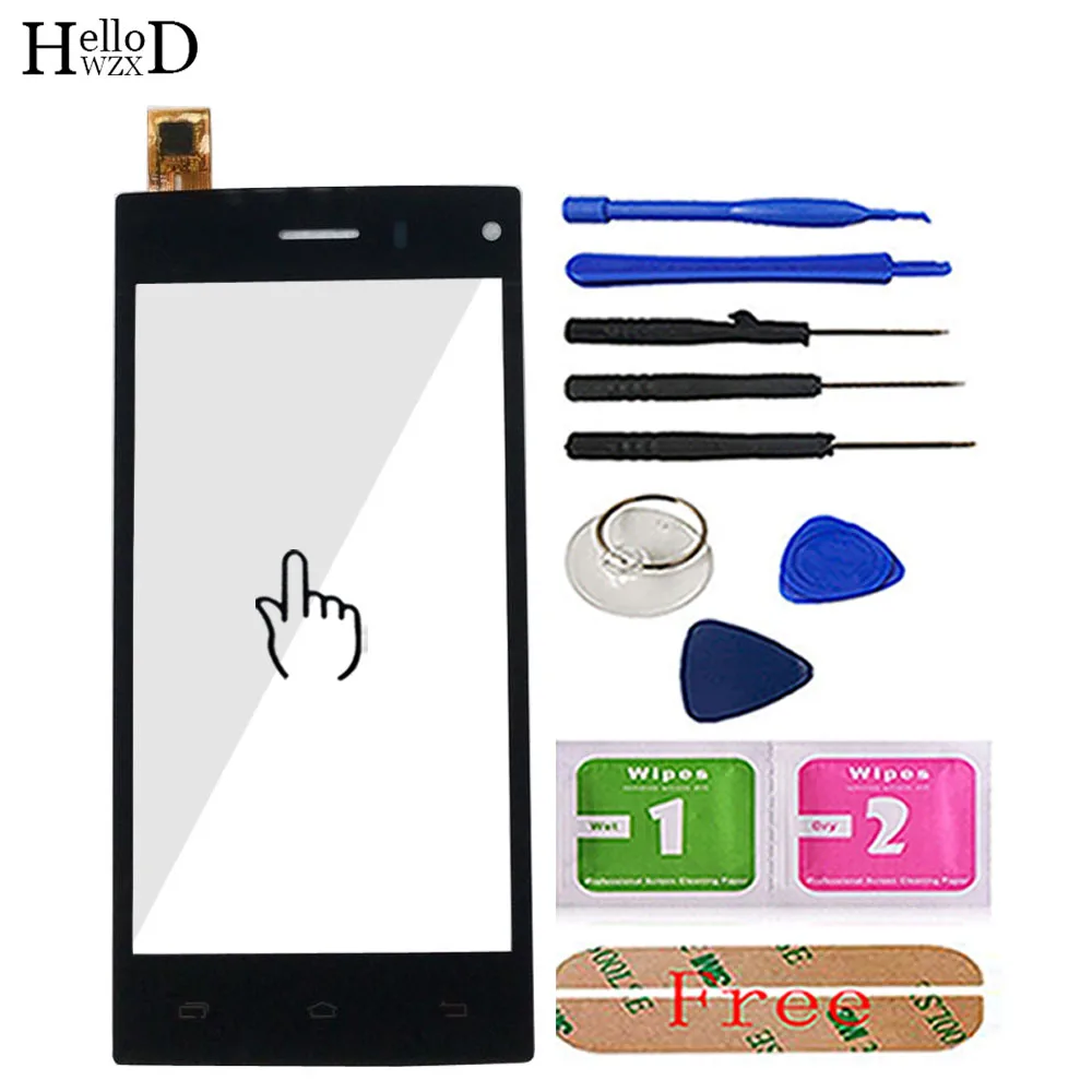 Black With Tools Мобильный сенсорный экран для DEXP Ixion X4.5 X 4,5 дигитайзер сенсорный экран для DEXP X4.5 Сенсорная панель Сенсорный экран Переднее стекло инструменты - Цвет: Black With Tools