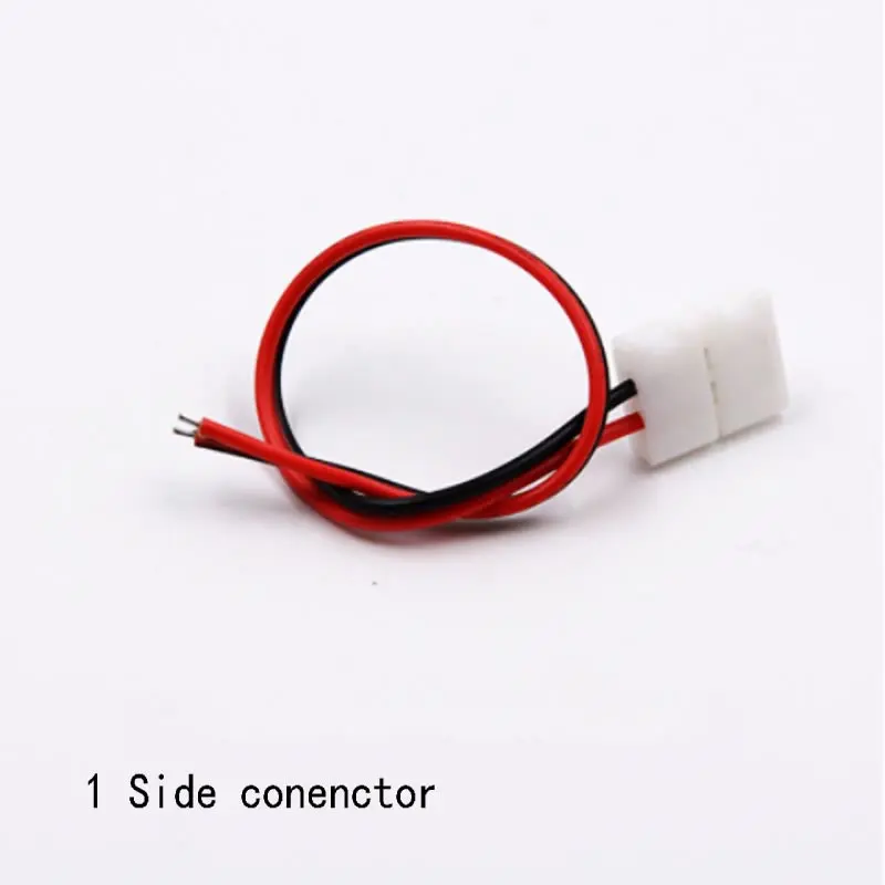 5 шт./лот Бесплатная пайка PCB кабель 2 Pin светодиодные ленты разъемы для 8 мм ширина