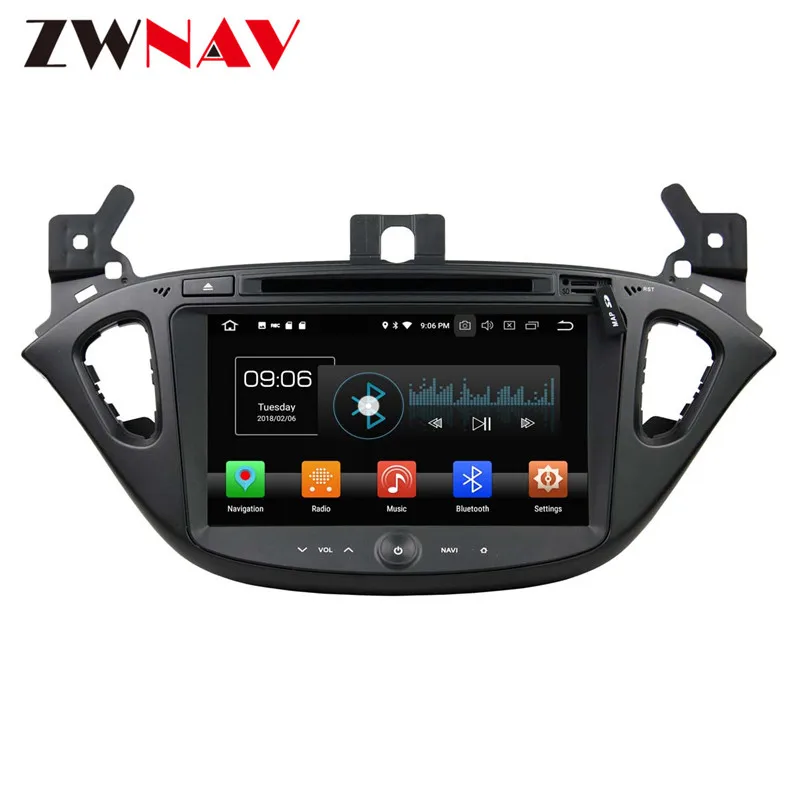 Android 9 4+ 64G Автомобильный dvd-плеер gps навигация для Opel CORSA головное устройство мультимедийный плеер магнитофон