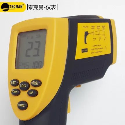TM950 Бесконтактное измерение Инфракрасный термометр высокой температуры-50C-1650C