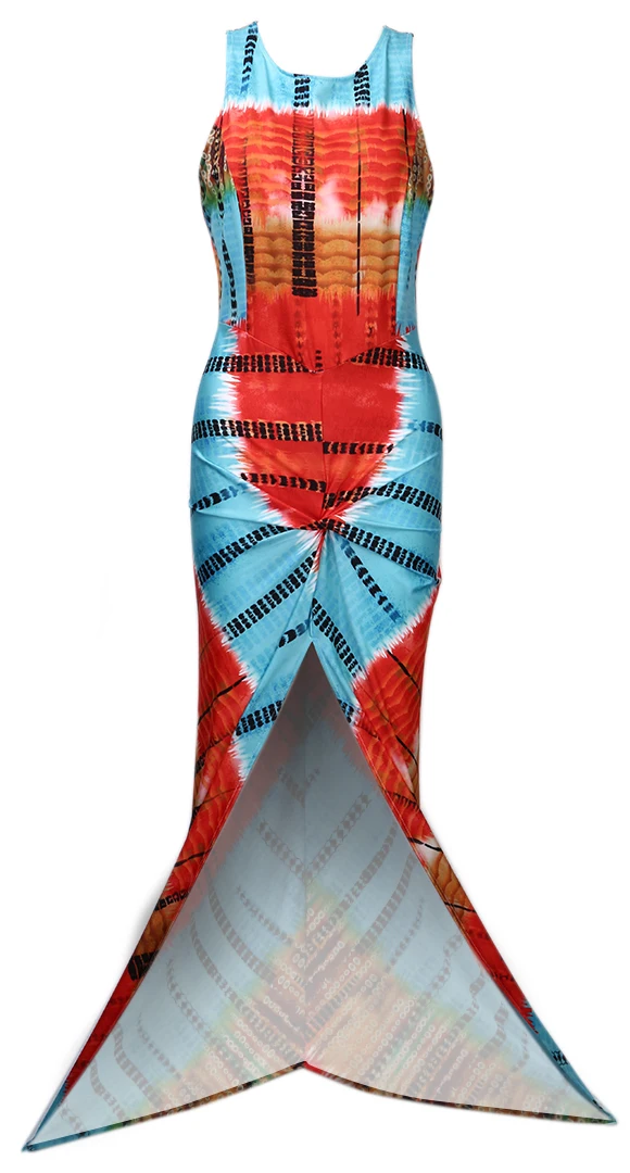 Новое сексуальное платье для женщин Boho Long Maxi на вечеринку, пляж и солнцезащитное платье Мермейд.