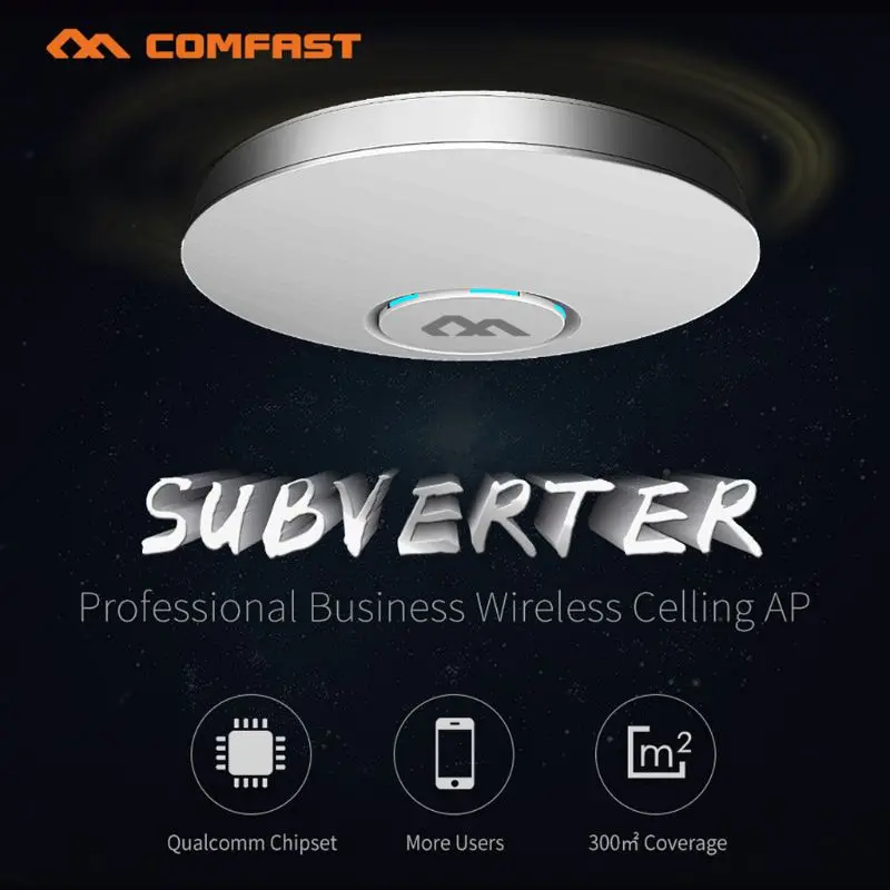 COMFAST CF-E320V2 300 м беспроводной маршрутизатор WiFi потолок AP 802.11b/g/n QCA9531 предприятие Wifi система AP 48 в POE