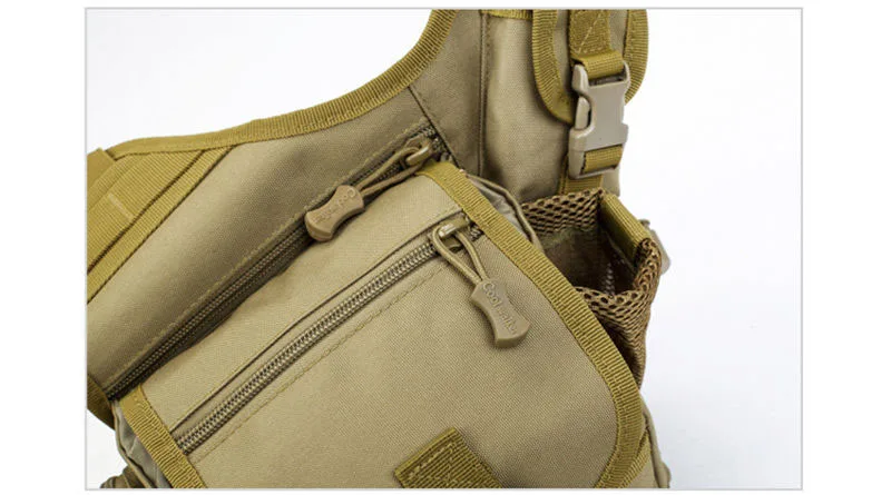 Мужские походные сумки, тактические, на плечо, нагрудная сумка, с системой Molle, военная, через плечо, спортивная сумка, слинг, водонепроницаемый, Sac De Sport XA141WA