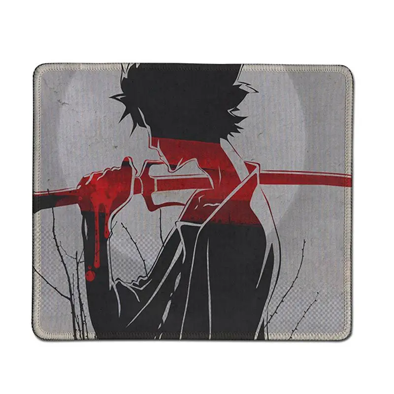 Lock Edge20x25cm Maiya Лидер продаж аниме самурай шампло натуральный каучук игровой коврик для мыши Настольный коврик большой коврик для мыши клавиатуры коврик - Цвет: Lock Edge20x25cm
