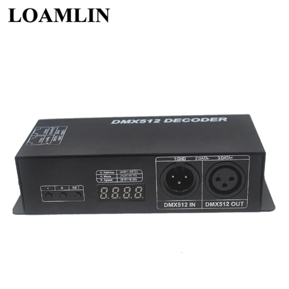 DC12-24V 4-Channel DMX512 Decoder RGBW Controller | Лампы и освещение