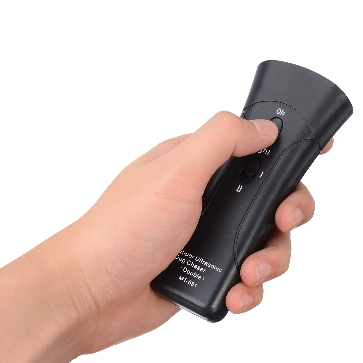 Двойная головка ультразвуковой антилай для собак мощный светодиодный фонарик