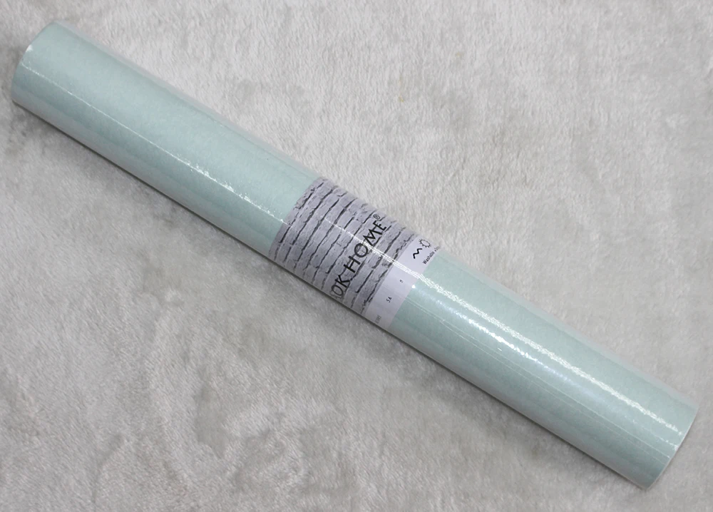 HaokHome Современные однотонные нетканые обои бирюзовые синие современные простая