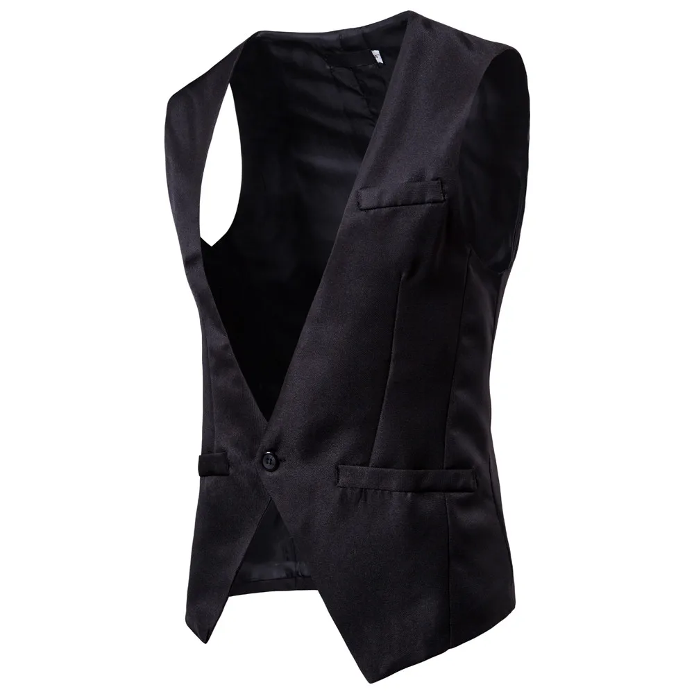 Костюм жилет Мужская куртка без рукавов жилет Мода весна осень chalecos para hombre d90628