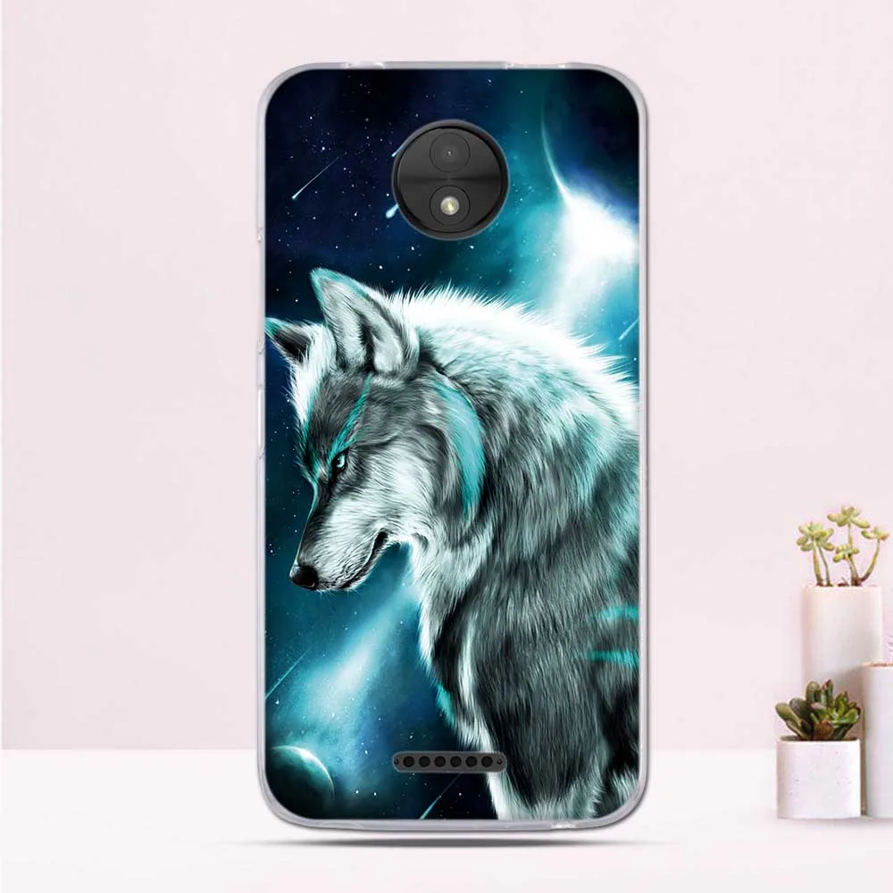 Чехол для Motorola Moto C 2017 мягкий силиконовый чехол XT1750 XT1754 милый бампер телефона |