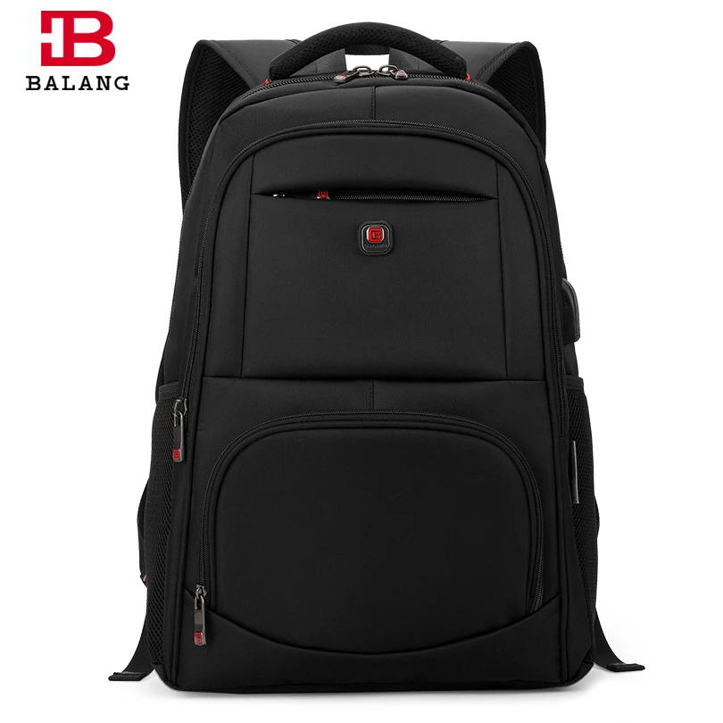 Мужской рюкзак из водоотталкивающей ткани с USB портом для зарядки|Мужские