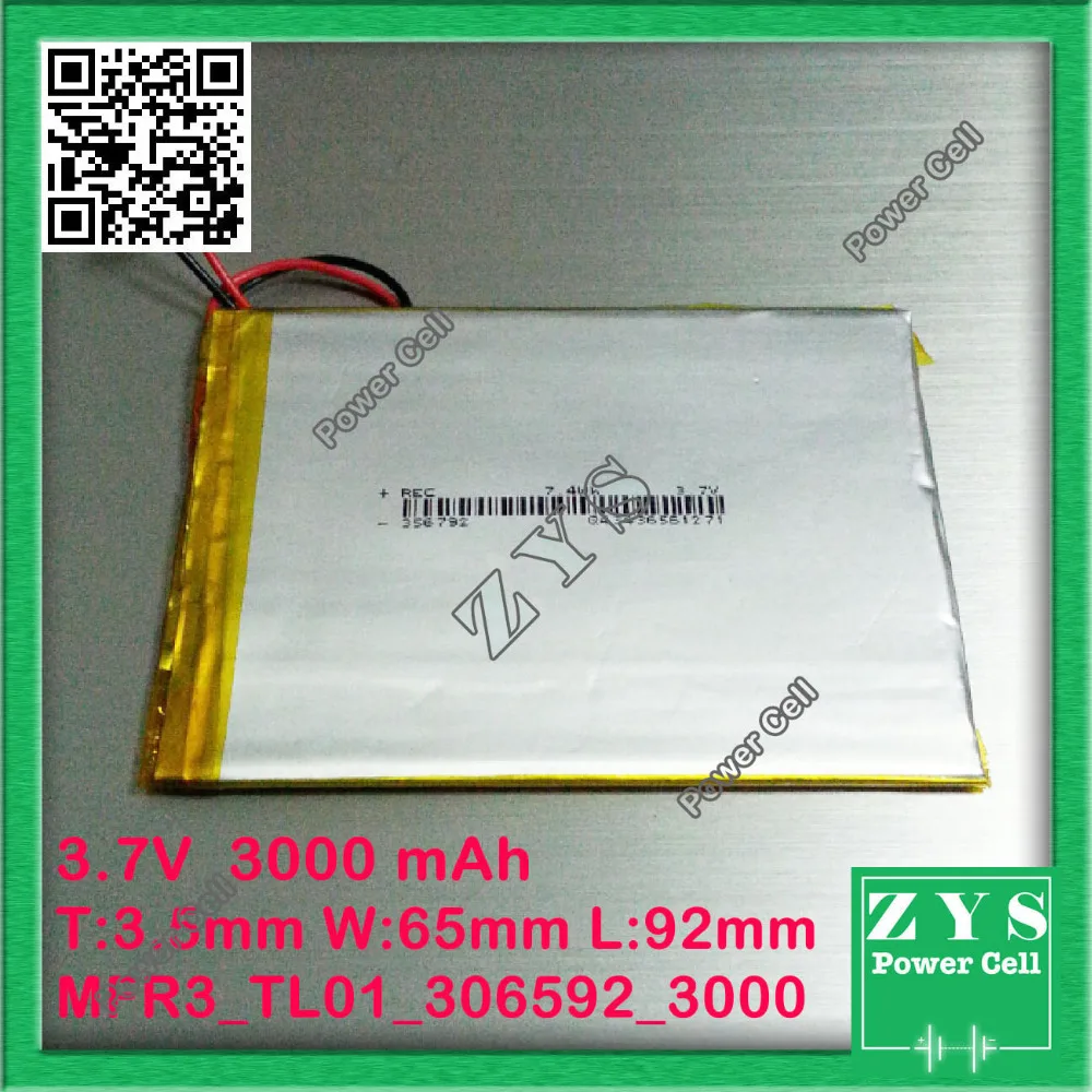 Безопасная упаковка (уровень 4) литий-ионная батарея 3 7 в 3000 мАч перезаряжаемая