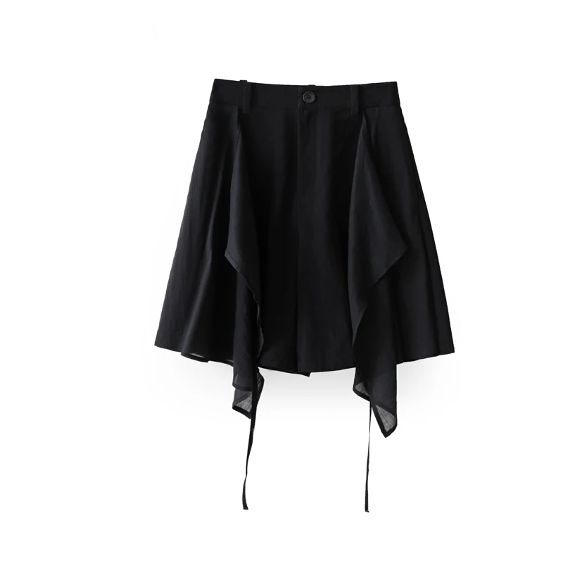 Amii Redefine High Waist Shorts 2018 Office Lady Solid Straight Zipper Fly Female Skirts | Женская одежда