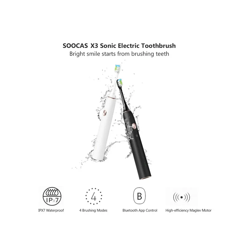 Xiaomi SOOCAS X1 X3 обновлен sonic Электрический Зубная щётка Перезаряжаемые ультра зубная